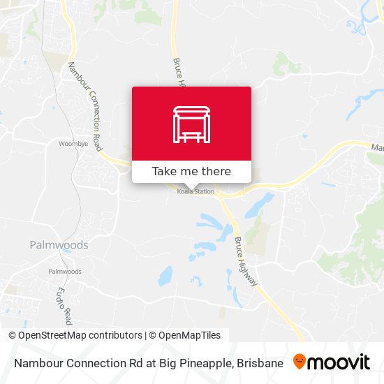Nambour Connection Rd at Big Pineapple map