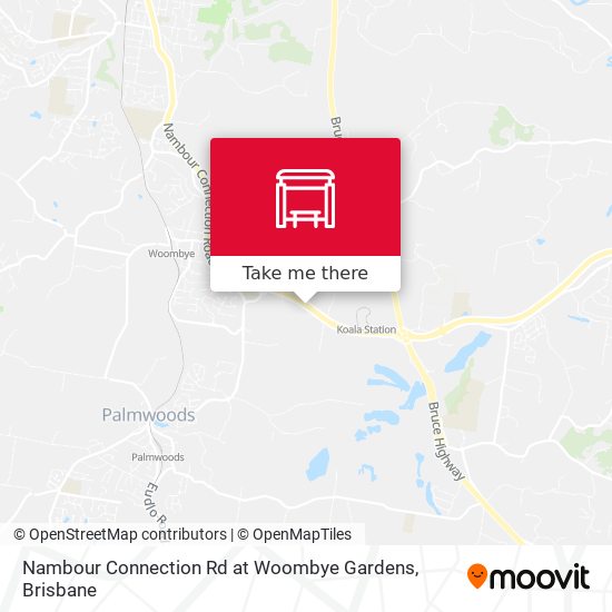 Nambour Connection Rd at Woombye Gardens map