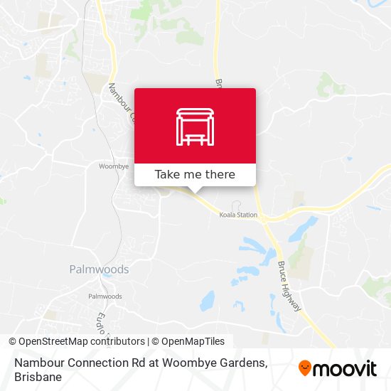 Nambour Connection Rd at Woombye Gardens map