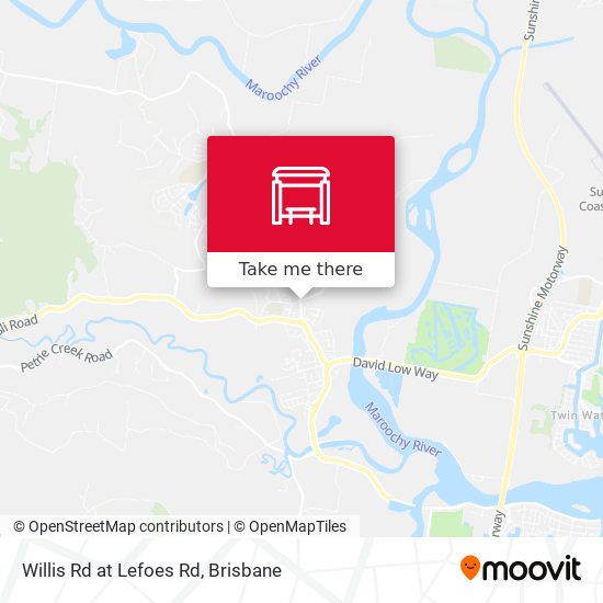 Willis Rd at Lefoes Rd map