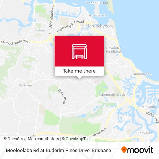 Mooloolaba Rd at Buderim Pines Drive map