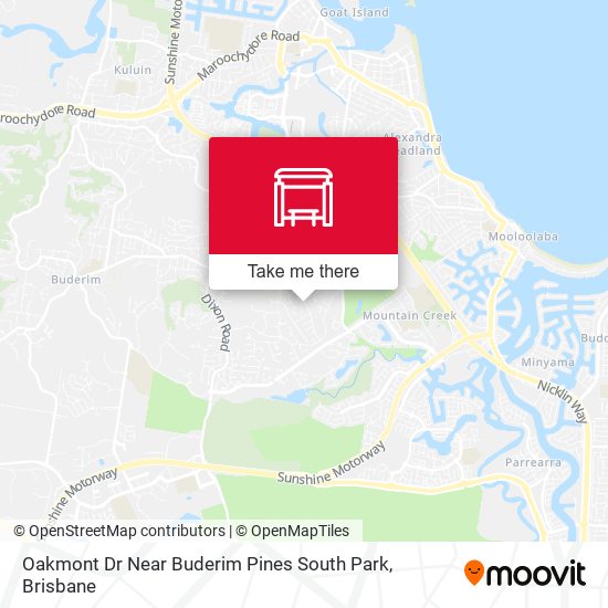 Oakmont Dr Near Buderim Pines South Park map