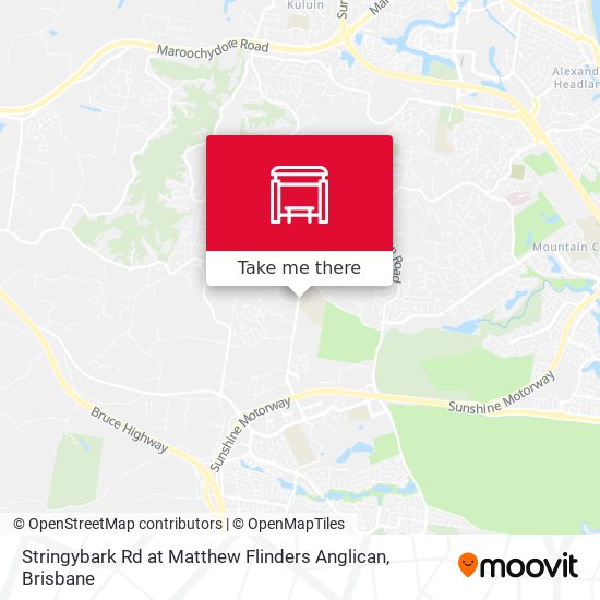 Stringybark Rd at Matthew Flinders Anglican map
