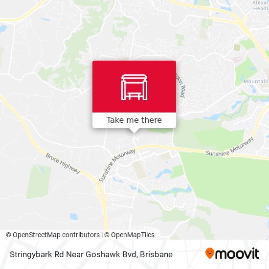 Stringybark Rd Near Goshawk Bvd map