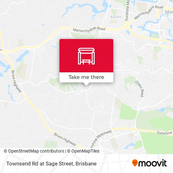 Townsend Rd at Sage Street map