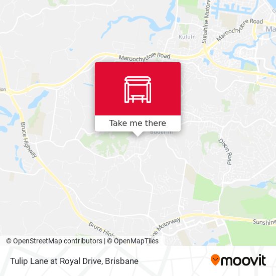 Tulip Lane at Royal Drive map