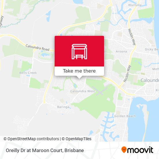 Oreilly Dr at Maroon Court map