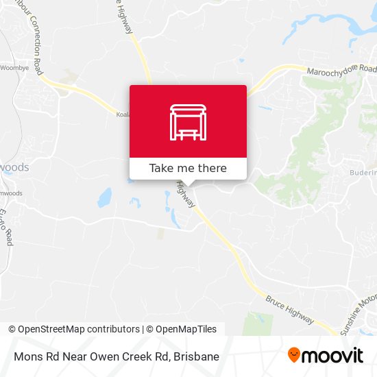 Mons Rd Near Owen Creek Rd map