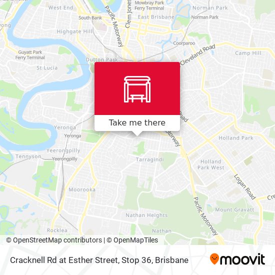 Cracknell Rd at Esther Street, Stop 36 map