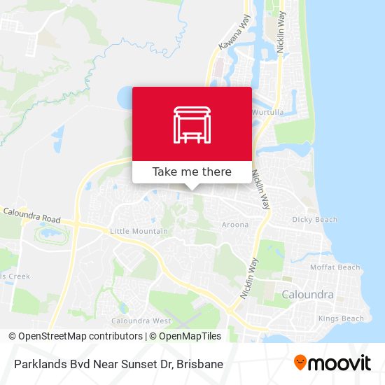 Parklands Bvd Near Sunset Dr map