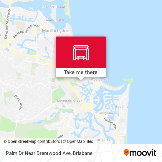 Palm Dr Near Brentwood Ave map