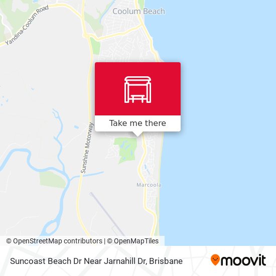Suncoast Beach Dr Near Jarnahill Dr map
