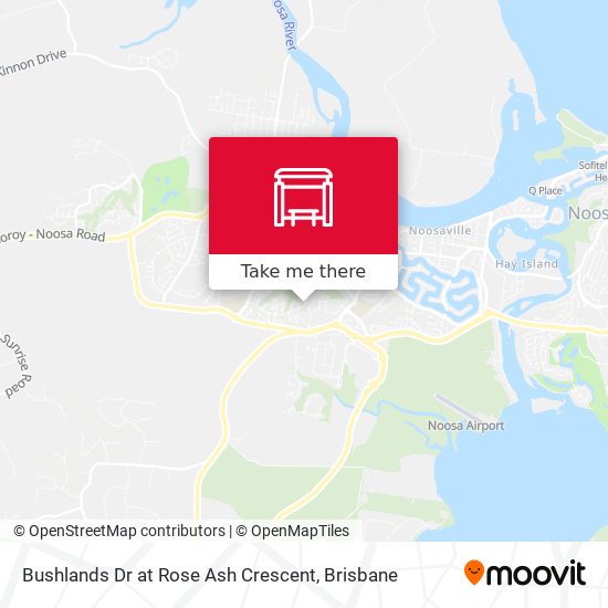 Bushlands Dr at Rose Ash Crescent map