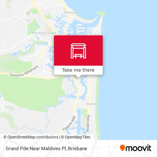 Grand Pde Near Maldives Pl map