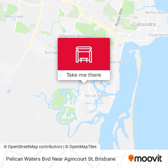 Pelican Waters Bvd Near Agincourt St map