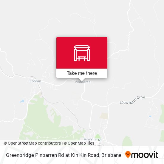 Greenbridge Pinbarren Rd at Kin Kin Road map