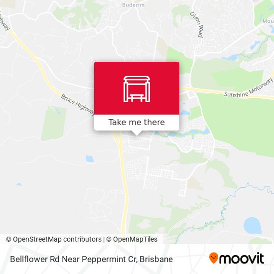 Bellflower Rd Near Peppermint Cr map