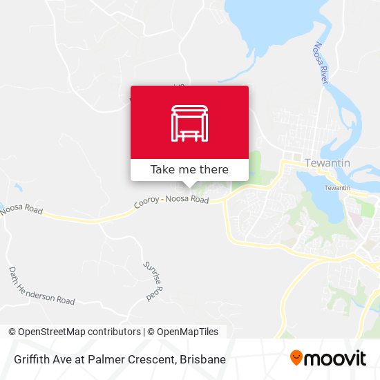 Griffith Ave at Palmer Crescent map