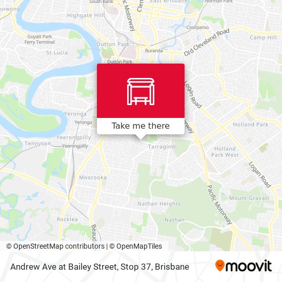 Andrew Ave at Bailey Street, Stop 37 map