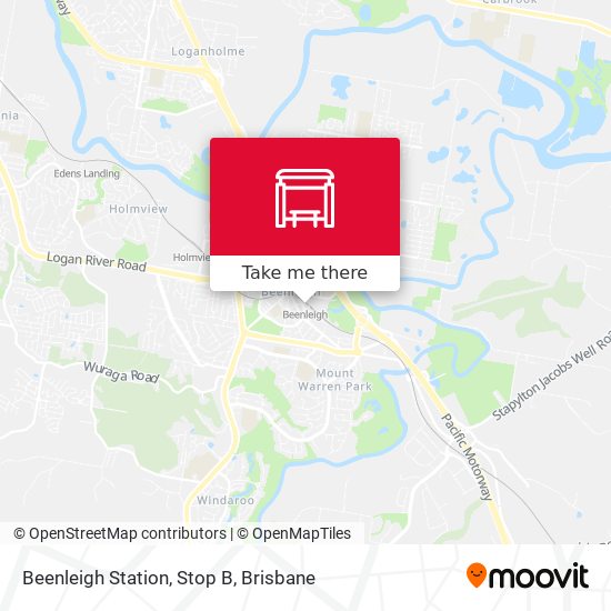Mapa Beenleigh Station, Stop B