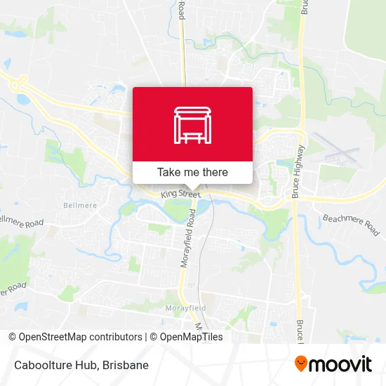 Mapa Caboolture Hub