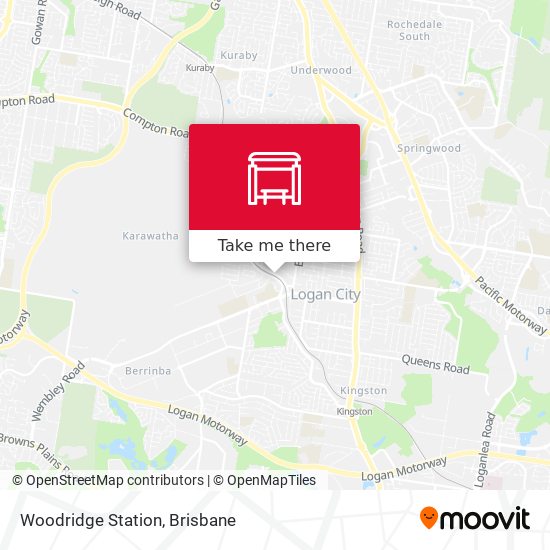 Woodridge Station map