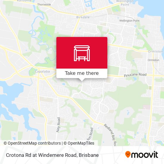 Crotona Rd at Windemere Road map