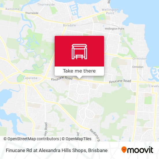Finucane Rd at Alexandra Hills Shops map