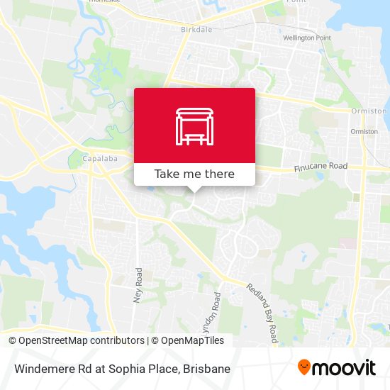 Windemere Rd at Sophia Place map