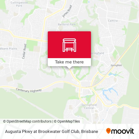 Mapa Augusta Pkwy at Brookwater Golf Club