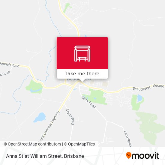 Anna St at William Street map