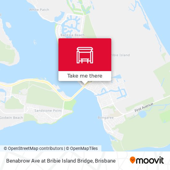 Mapa Benabrow Ave at Bribie Island Bridge