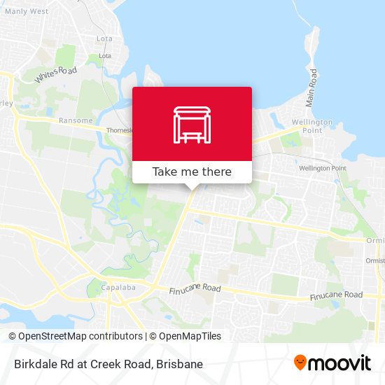 Birkdale Rd at Creek Road map