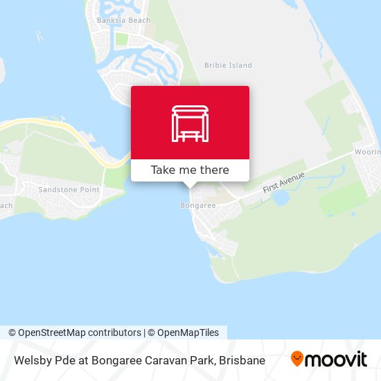 Welsby Pde at Bongaree Caravan Park map