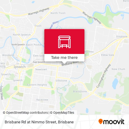 Brisbane Rd at Nimmo Street map