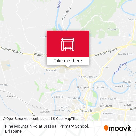 Pine Mountain Rd at Brassall Primary School map