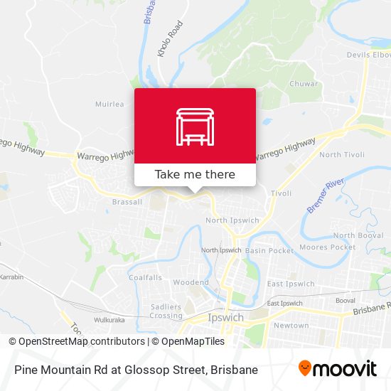 Pine Mountain Rd at Glossop Street map