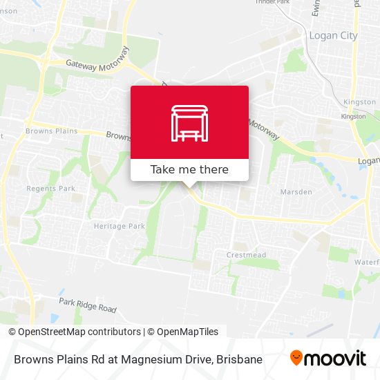 Browns Plains Rd at Magnesium Drive map