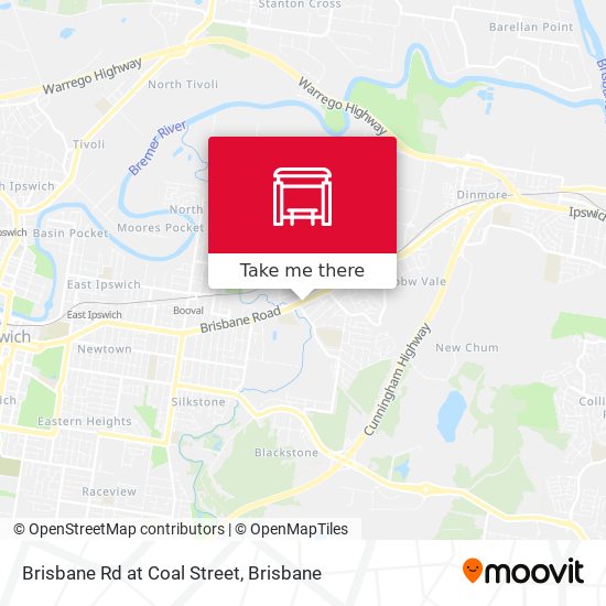 Mapa Brisbane Rd at Coal Street