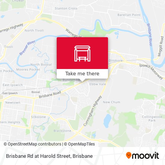 Brisbane Rd at Harold Street map