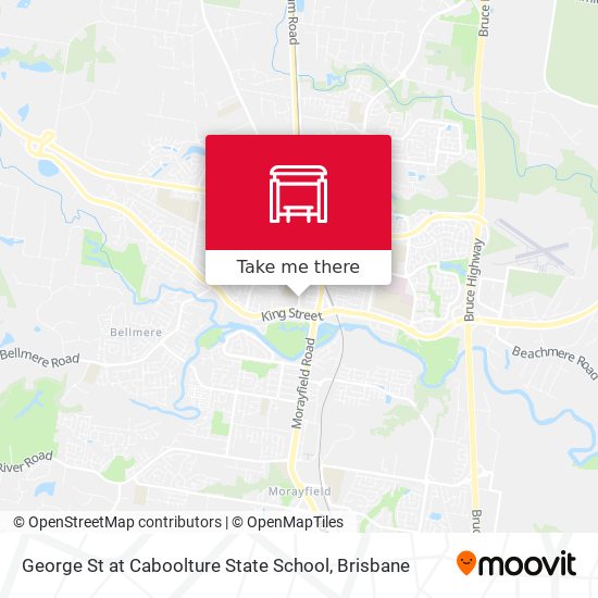 George St at Caboolture State School map