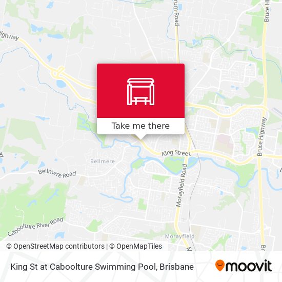King St at Caboolture Swimming Pool map