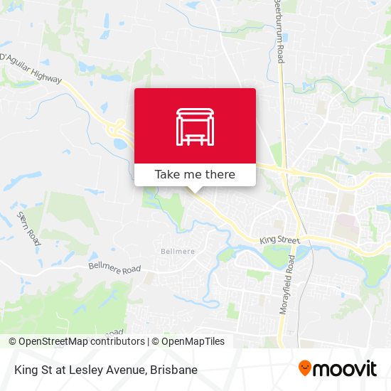 Mapa King St at Lesley Avenue