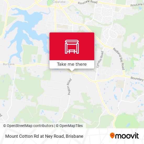 Mount Cotton Rd at Ney Road map