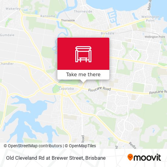 Old Cleveland Rd at Brewer Street map