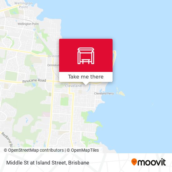 Middle St at Island Street map
