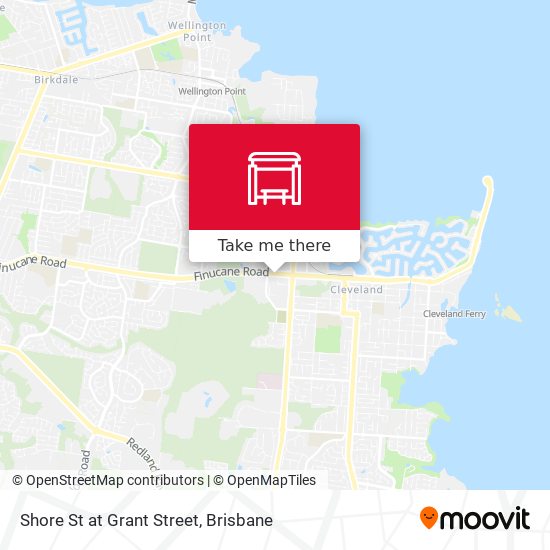 Shore St at Grant Street map