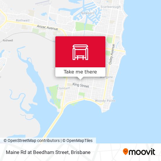 Maine Rd at Beedham Street map