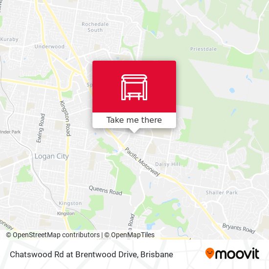 Chatswood Rd at Brentwood Drive map