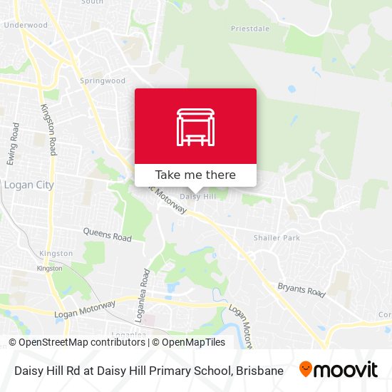 Daisy Hill Rd at Daisy Hill Primary School map